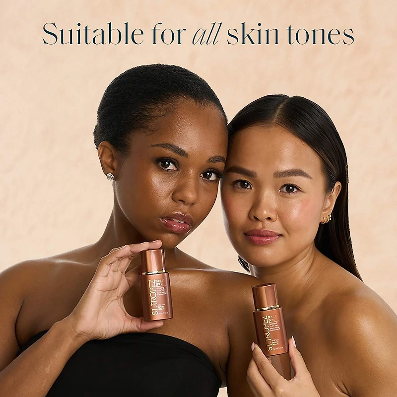 Fluide teinté bronzant et sérum autobronzant pour le visage de Sunlit Skin