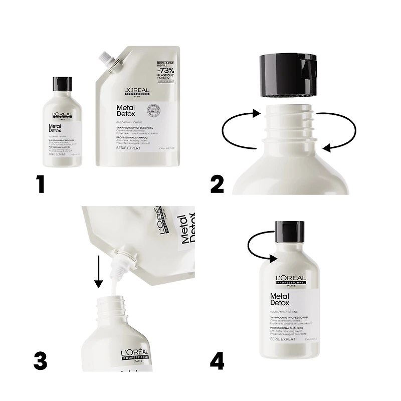Shampoing sans sulfate Metal Detox
