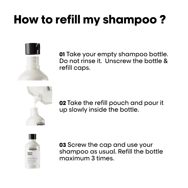 Shampoing sans sulfate Metal Detox