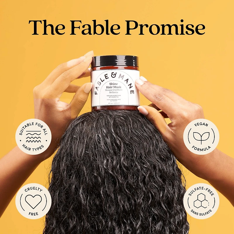 Shine Hydrating Hair Mask for Fine to Medium Hair