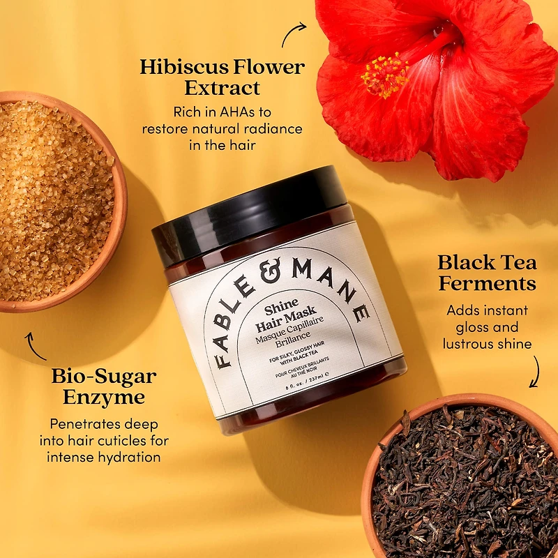 Shine Hydrating Hair Mask for Fine to Medium Hair