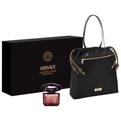 VERSACE CRYSTAL NOIR EAU DE TOILETTE GIFT SET 3.04/90
