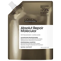 L'Oréal Professionnel Absolut Repair Molecular Shampoo for Bond Building 16.9 oz / 500 mL