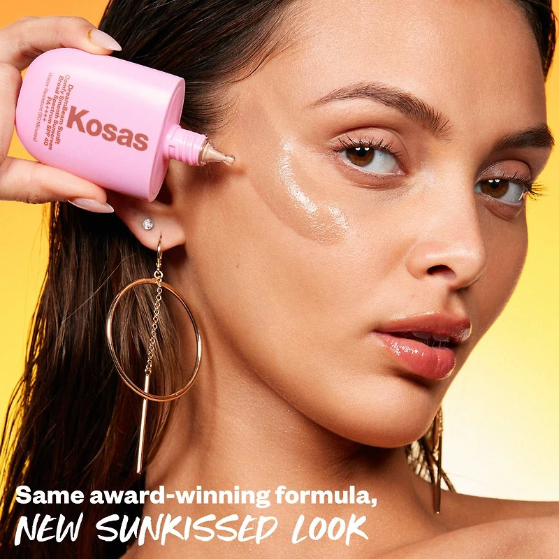 DreamBeam Silicone-Free Mineral Sunscreen SPF 40 with Ceramides and Peptides