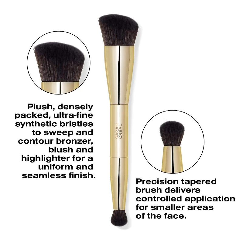 Dual Contour Precision Cheek And Eye Brush