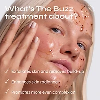 The Buzz Brightening Exfoliating Facial Treatment with AHA & BHA
