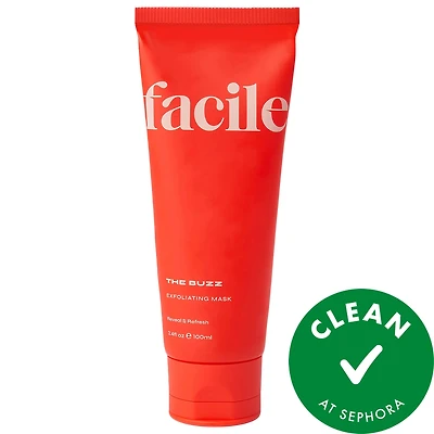 The Buzz Brightening Exfoliating Facial Treatment with AHA & BHA