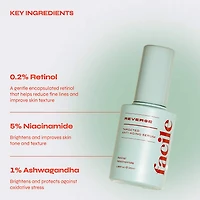 Reverse 0.2% Retinol Firming Serum for Fine Lines & Wrinkles