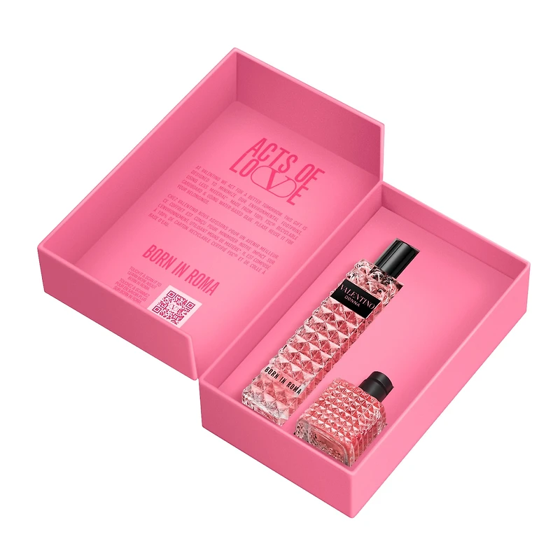 Ensemble-cadeau de l’eau de parfum Donna Born In Roma