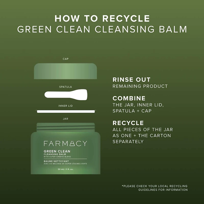 Green Clean Makeup Removing Cleansing Balm