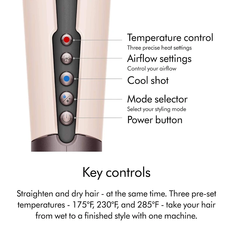 Limited Edition Airstrait™ Wet-to-Dry Straightener in Jasper Plum