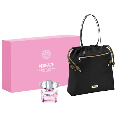 VERSACE BRIGHT CRYSTAL EAU DE TOILETTE GIFT SET 3.04/90