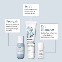 Scalp Revival™ Moisture + Detox + Refresh Minis Kit for Dry, Flaky Scalp