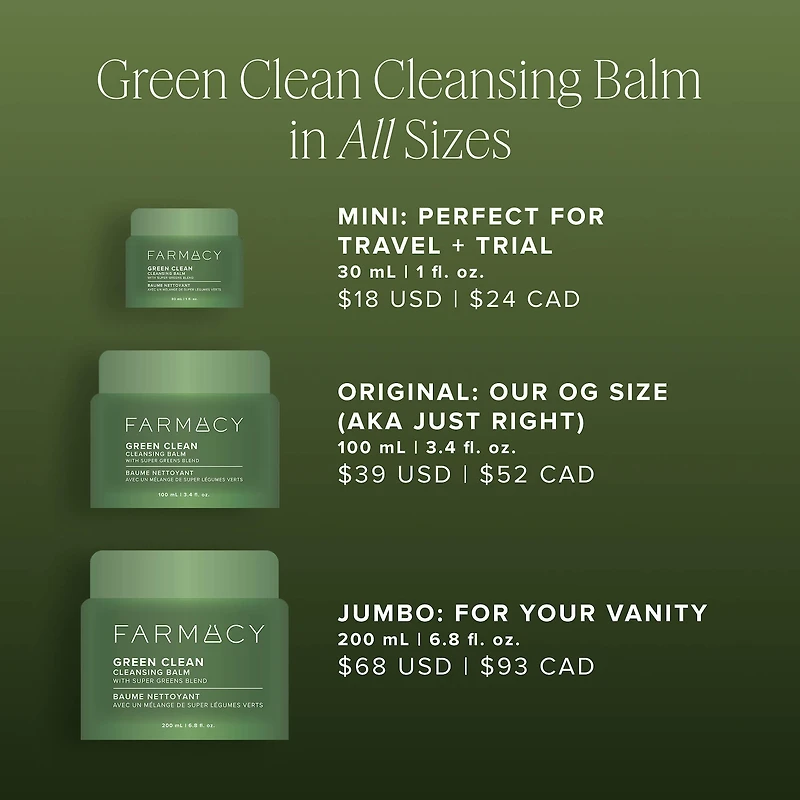 Green Clean Makeup Removing Cleansing Balm