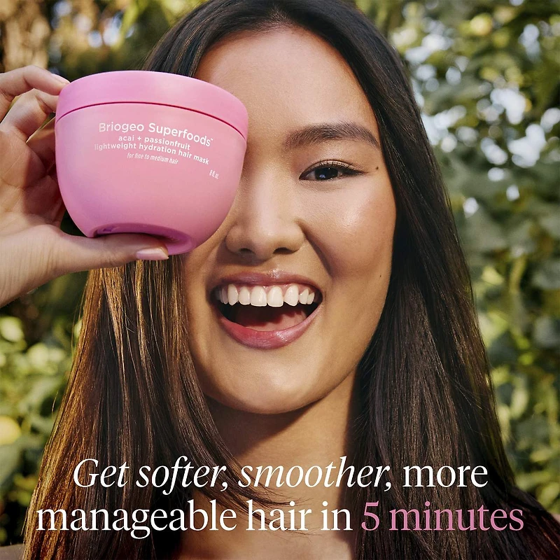 Superfoods™ Acai + Passionfruit Lightweight, Hydrating Hair Mask for Fine