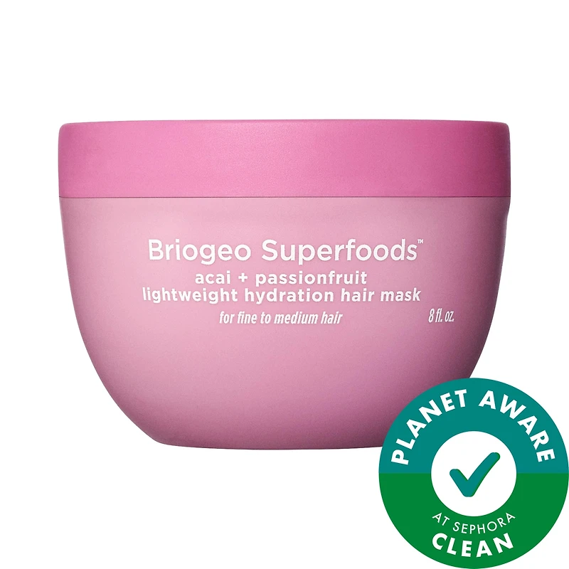 Superfoods™ Acai + Passionfruit Lightweight, Hydrating Hair Mask for Fine