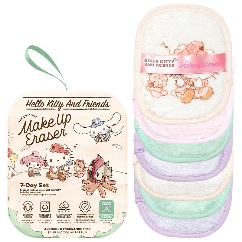 MakeUp Eraser Hello Kitty Glamping 7-day Set