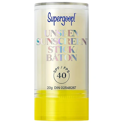 Supergoop! Unseen Sunscreen Stick SPF 40 Invisible Sun Protection 0.70 oz/20 mL