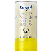 Supergoop! Unseen Sunscreen Stick SPF 40 Invisible Sun Protection 0.70 oz/20 mL