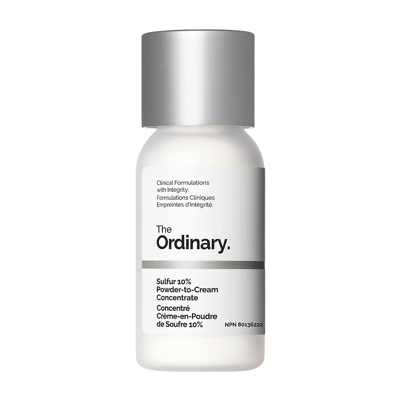 The Ordinary Sulfur 10% Powder-to-Cream Concentrate Acne Spot Treatment 0.176/5g