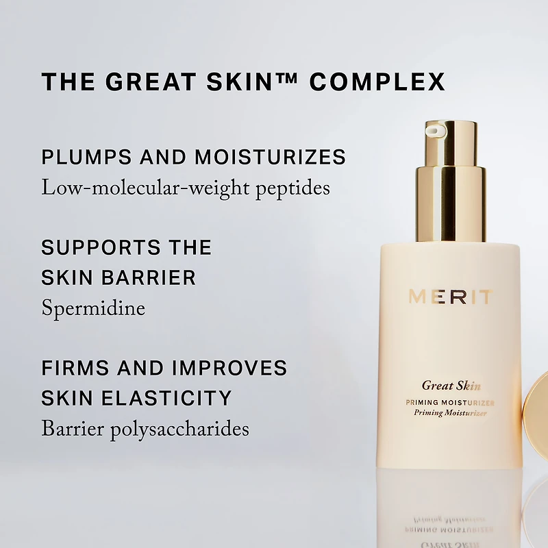 Great Skin Priming And Firming Moisturizer With Peptides Hyaluronic Acid