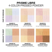 Poudre compacte matte floutante et correctrice de couleur Prisme Libre
