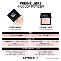 Poudre compacte matte floutante et correctrice de couleur Prisme Libre