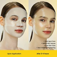 Radiant Vita Niacinamide Real Deep Mask – 4 Pack for Brightening Dull Skin & Dark Spot Care