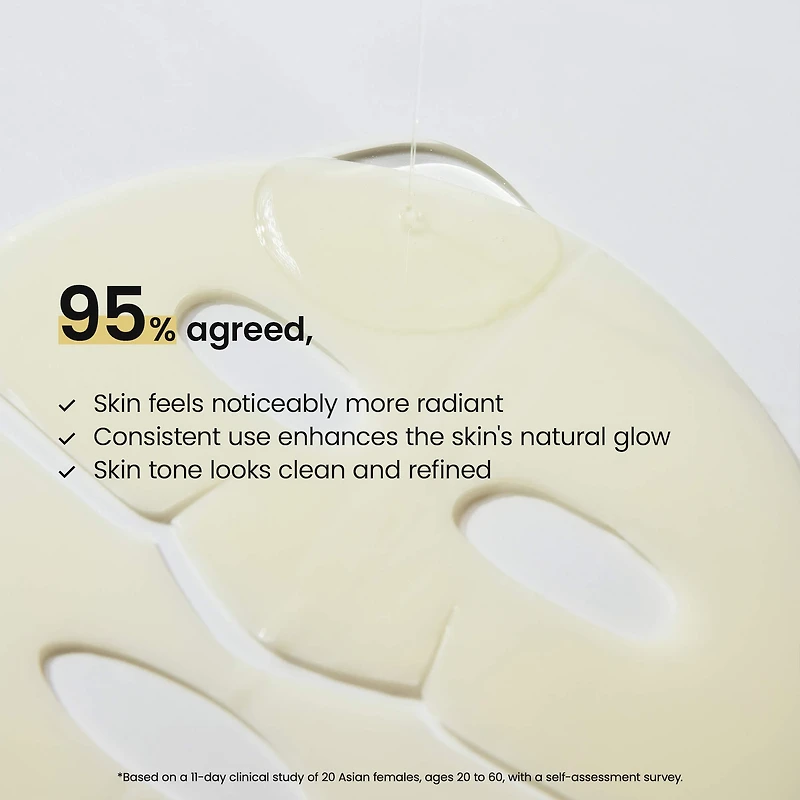 Radiant Vita Niacinamide Real Deep Mask – 4 Pack for Brightening Dull Skin & Dark Spot Care