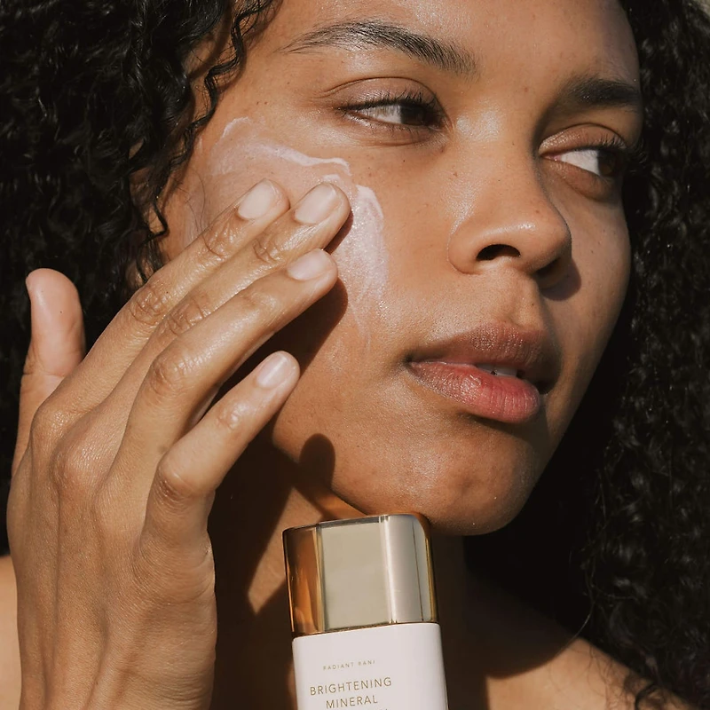Radiant Rani Daily Brightening Mineral Sunscreen, SPF 50+ with Saffron