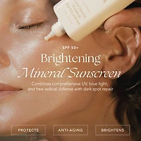 Radiant Rani Daily Brightening Mineral Sunscreen, SPF 50+ with Saffron