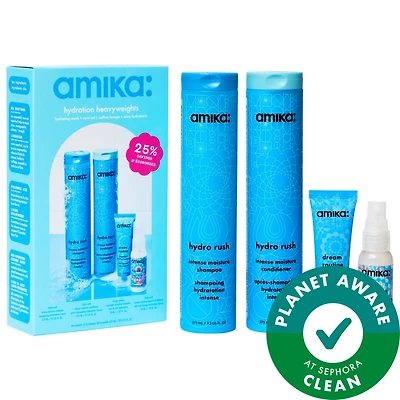 amika Hydration Heavyweights Hydrating Shampoo + Conditioner Set