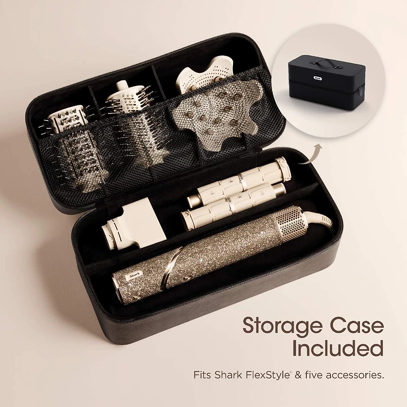 FlexStyle Sparkle Hair Blow Dryer & Multi-Styler in Champagne Diamond
