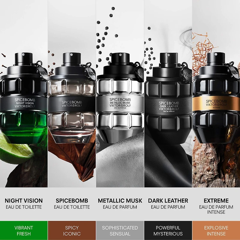 Eau de parfum Spicebomb Extreme avec vanille bourbon et tabac