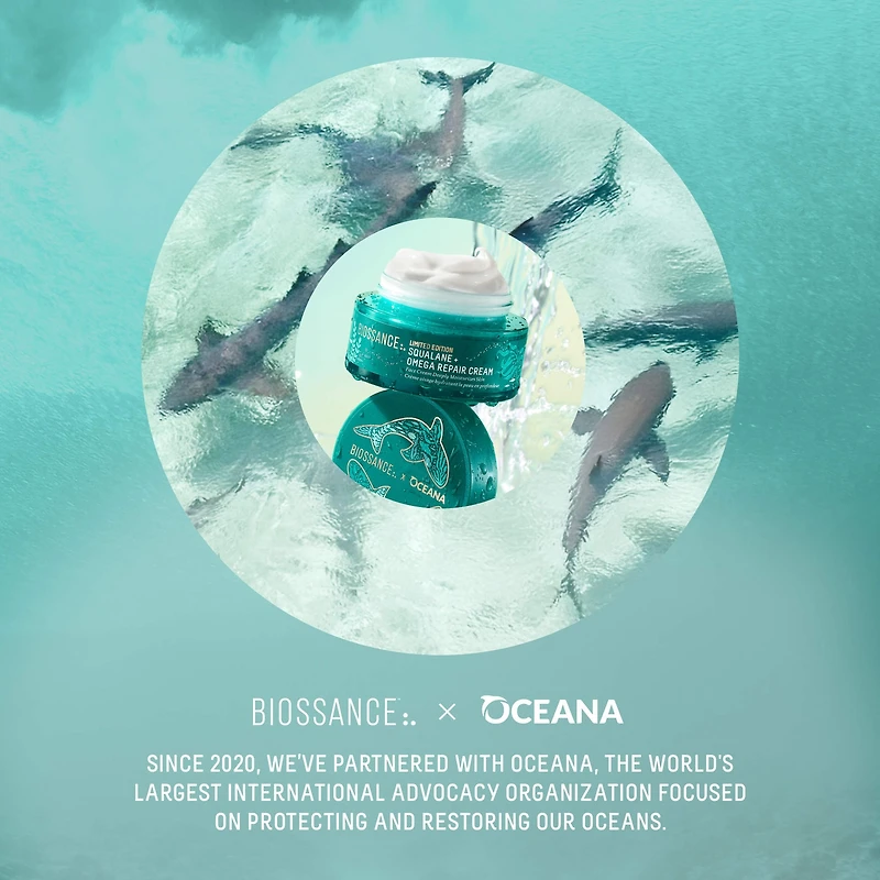 Hydratant en profondeur et réparateur avec oméga, céramides acide hyaluronique + squalane