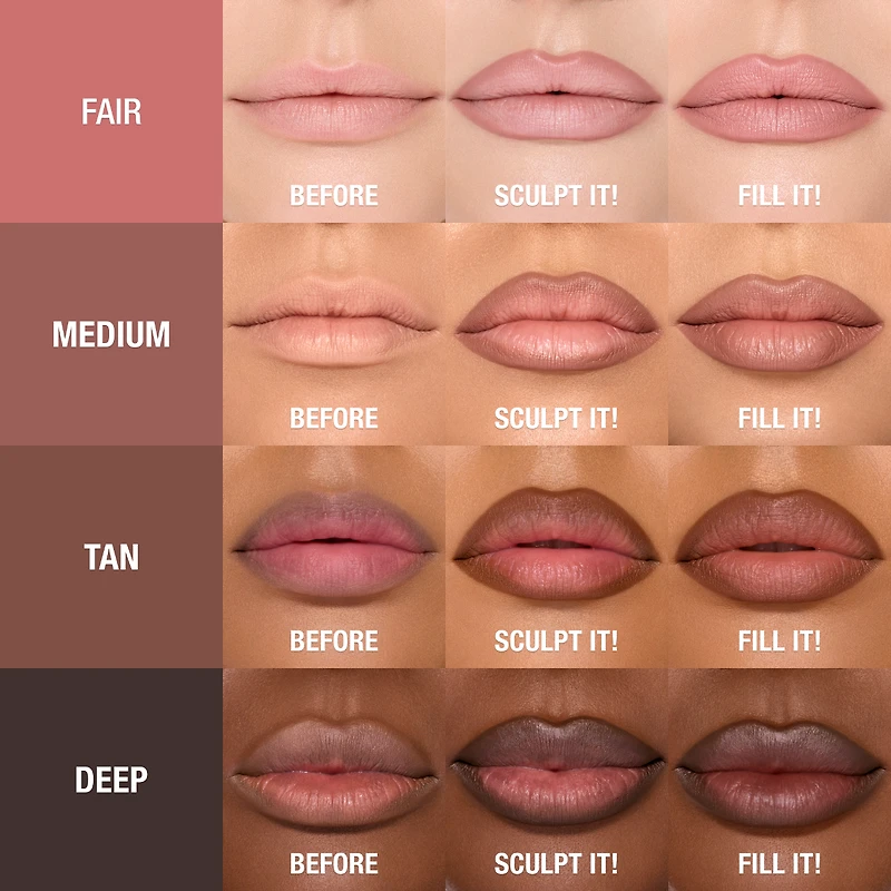 Super Nudes Lip Cheat Contour Duo Liner