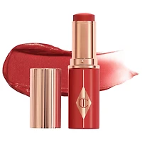Charlotte Tilbury Unreal Lip + Cheek Glow Blush Stick with Hyaluronic Acid 0.31 oz/9 mL