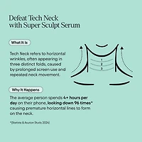 Super Sculpt Serum For Face & Neck with Tri-Peptide Firming Complex