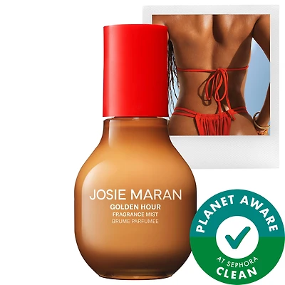 JOSIE MARAN Golden Hour - Body + Hair Fragrance Mist with 100% Natural Scents 3.38 oz/100 mL