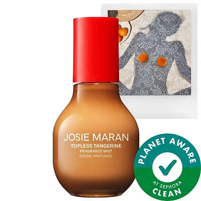 JOSIE MARAN Topless Tangerine - Body + Hair Fragrance Mist with 100% Natural Scents 3.38 oz/100 mL