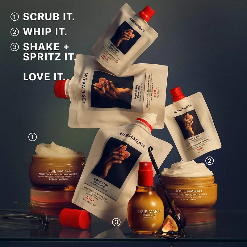 Brume parfumée pour le corps et les cheveux faite de parfums 100 % naturels Bohemian Fig