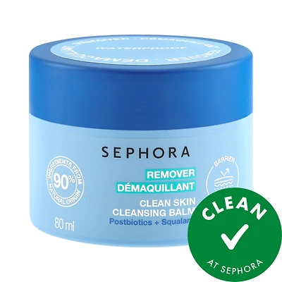SEPHORA COLLECTION Clean Skin Cleansing Balm with Postbiotics + Squalane 2.70 oz / 80 g