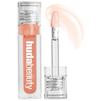 HUDA BEAUTY Faux Filler Ultra-Hydrating Tinted Jelly Lip Oil Juicy 0.13 oz/3.9 mL