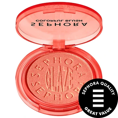 Colorful Blush and Highlighter Glaze