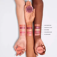 Colorful Blush and Highlighter Glaze