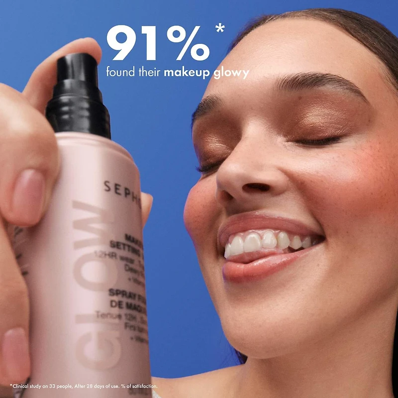 Glow 12HR Wear Transferproof Makeup Setting Spray with Vitamin C