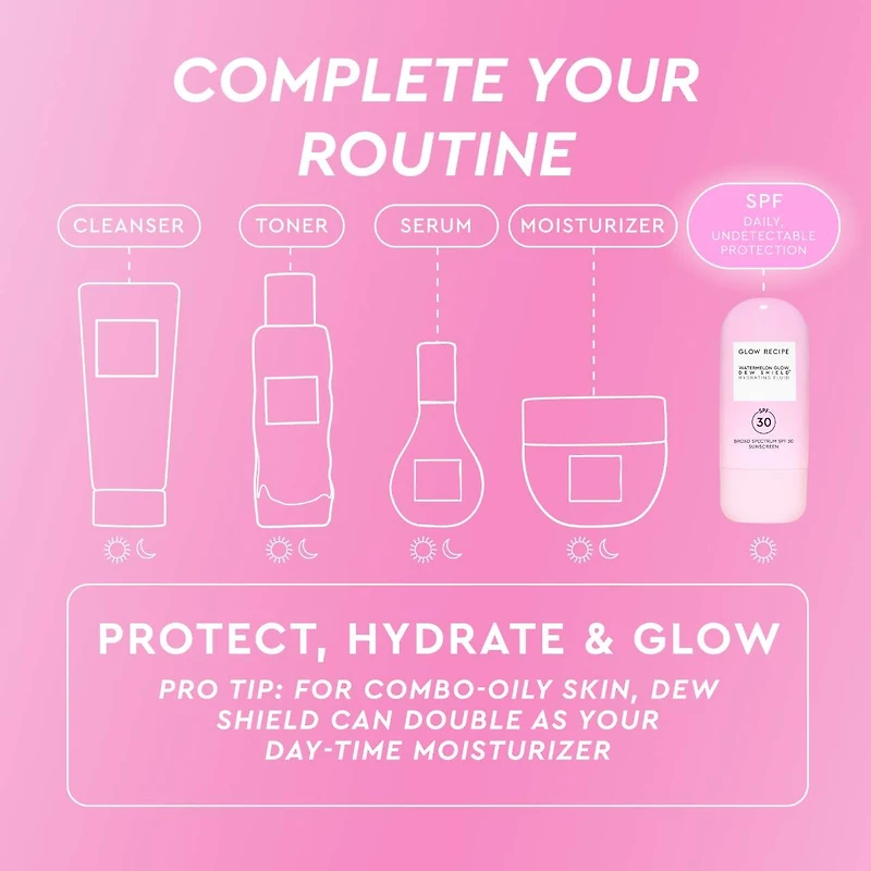 Dew Shield SPF 30 Hydrating Fluid Sunscreen