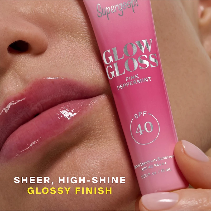 Glow Gloss SPF 40 Lip Balm with Peptides and Shea Butter