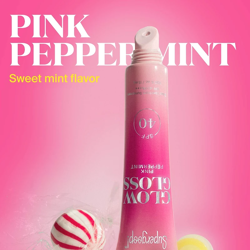 Glow Gloss SPF 40 Lip Balm with Peptides and Shea Butter