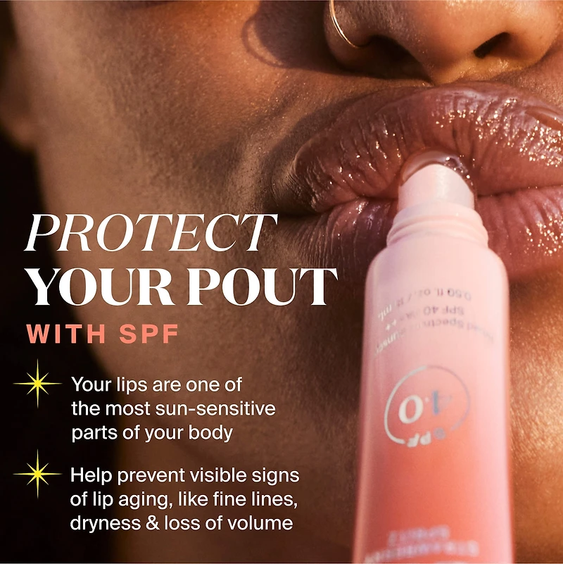 Glow Gloss SPF 40 Lip Balm with Peptides and Shea Butter